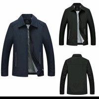 atasan pria dewasa jaket resmi hitam_m