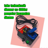 Dimmer SCR 4000 watt(FUSE) Pengatur Kecepatan DINAMO Gerinda MESIN BOR