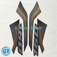 stiker striping motor honda vario 160 hitam doff