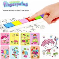 Fingerprint Ink Pad / Mainan Buku Tinta Stamp Stempel Sidik Jari Anak