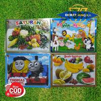 puzle buah buahan hewan thomas frozen ukuran kecil