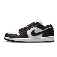 jordan 1 black red low