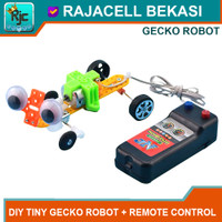 Mainan Edukasi DIY Robot Creeping Tiny Gecko Electronik Remote Control
