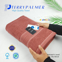 Handuk Dewasa Katun Bambu Terry Palmer Oxford 70x140 - Capuccino