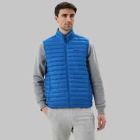 blue puffer vests