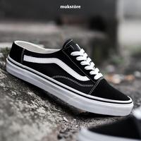 vans mules black