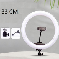 26cm Ring light 26cm Plus Holder Hp Lampu selfie
