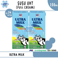 Ultra Milk Fullcream 250ml (1 Dus = 24 Kotak)