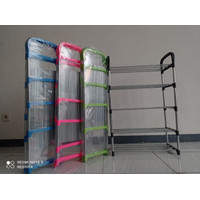 CH24 RAK SEPATU 5 SUSUN ALUMINIUM