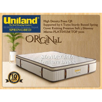 KASUR SPRING BED UNILAND/PLATINUM SINGLE PILLOW TOP/SEANDRY JAYA DEPOK