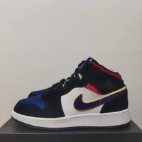 Jual Air Jordan 1 Mid Top 3 Lakers Murah \u0026 Terbaik - Harga Terbaru May 2022