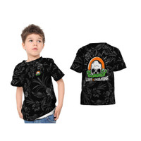Kaos anak jersey PRINTING TROPICAL PARADISE Gratis Nama