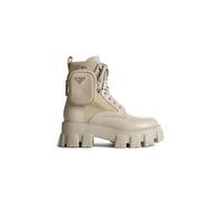 prada canvas combat boots