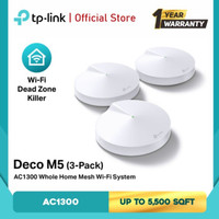TP-LINK Deco M5 AC1300 ( 3 PACK)- Whole Home Mesh Wi-Fi System New