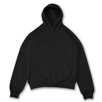 black oversized hoodie