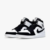 air jordan mid 1 se black and white