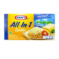 KRAFT All in 1 Cheese Chedar 160g Keju Cheddar Balok Olahan Serbaguna