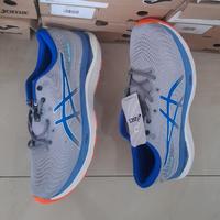 Unisex - Asics - KIDS CUMULUS 21 GS - Laser Pink/Heritage Blue - Size 4 -  (RRP £48) - Advance Performance - running stores