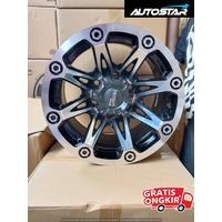 VELG HSR TERBARU BULUKUMBA 522 HSR R15X8 H6X139,7 ET-27 BM