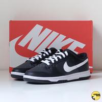 dunks shoes black and white