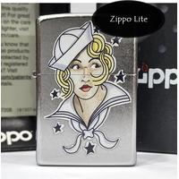 Zippo Original Sailor Girl Tattoo Design 49789