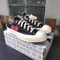 cdg converse green low