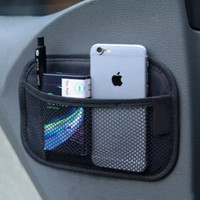 car storage organizer jaring / tempat penyimpan hp di mobil