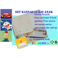 CHILDREN CANVAS PAINTING / SET KANVAS LUKIS ANAK