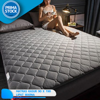 LAPISAN ALAS COVER MATRAS MATTRESS TOPPER PROTECTOR KASUR 90 X 190 CM