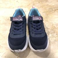 skechers air cooled memory foam black shoes