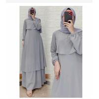 Gamis Malaysia CerutyBabydol Terbaru Zahara Dress Gamis Melayu Jumbo