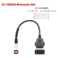 OBD2 16 PIN TO 4 PIN ADAPTER KABEL FOR YAMAHA 4 PIN