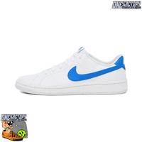 nike court royale white blue