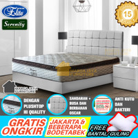 springbed set elite serenity plushtop divan + sandaran bedset