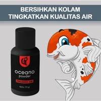 oceano powder penjernih air kolam ikan menjaga kolam agar tetap bersih