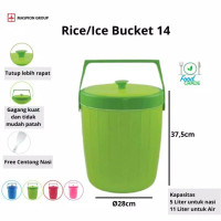Maspion Tempat Nasi Es Rice Bucket 14 Liter
