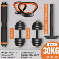 New Fed Multifunctional Dumbbell Barbel - Alat Fitness Rumahan Xiaomi