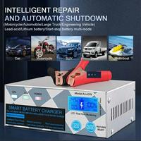 Charger Aki Mobil Motor Lead Acid 260W 12V/24V 400Ah AJ619K LCD