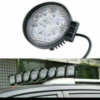 Lampu Sorot Workligt Led Bulat 27 Watt 9 Mata Motor Dan Mobil