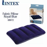 INTEX 68672 Bantal Angin / Travel Pillow Blue Bantal Kotak Tiup