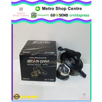 Starcam - Regulator Gas (Kepala + Meteran Gas LPG / Elpiji) SC-T12RM