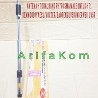 ANTENA HT KENWOOD YAESU VOXTER W8 RH770 MALE ANTENA HT SUPERSTIK MURAH