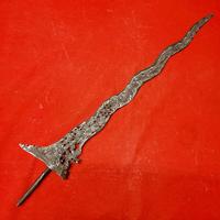 Keris Naga Lar Ngemut Emas Pamor Pedaringan Kebak Tangguh Kamardikan