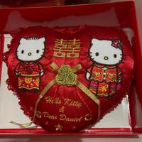 HELLO KITTY AND DANIEL WEDDING RING CUSHION CHINESE NART (ORIGINAL)