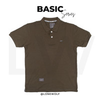 Kaos Krah Pria Model Polo Shirt Dewasa Polos Slim fit Lengan Pendek
