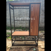 lemari industrial minimalis