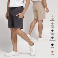 Celana Pendek Slimfit Cargo Cotton OXCON