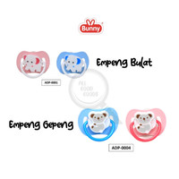 Lusty Bunny Baby Silicone Pacifier + Cover - Empeng Bayi Bulat Gepeng