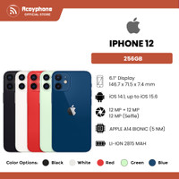 IPHONE 12 256GB GARANSI RESMI IBOX