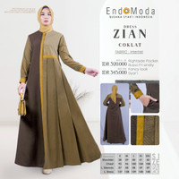 Dress Fashion Endomoda Zian / Gamis Pakaian Wanita Muslim